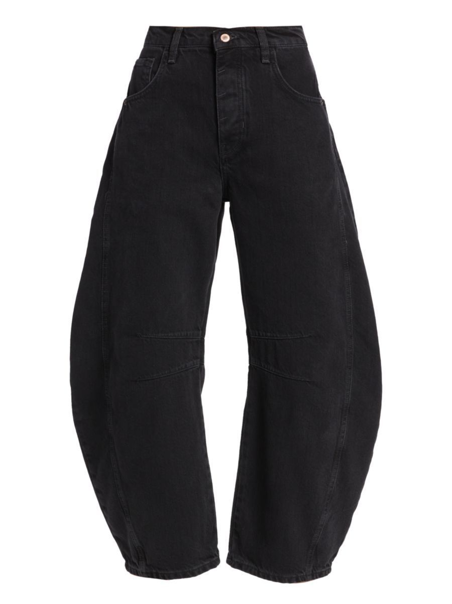 Lucky You High-Rise Rigid Barrel-Leg Jeans | Saks Fifth Avenue