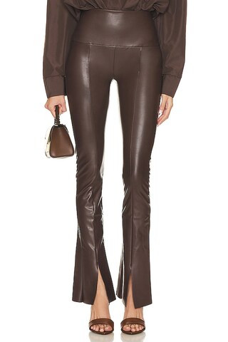 Norma Kamali Spat Legging in Chocolate from Revolve.com | Revolve Clothing (Global)