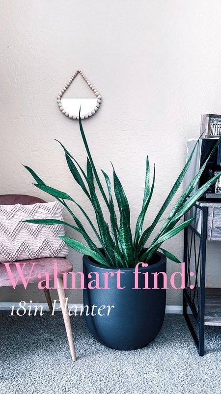 Beautiful planter from
Walmart. Better Homes &
Gardens brand, Mosswood Resin Planter, Matte Black, 18"x17”, lightweight, $32.38




Walmart planter, big planter, indoor planter, outdoor planter, 18 inch planter, black planter, plant pot, planter pot, viral planter,
Walmart planter/ Walmart home/ outdoor planter/ indoor planter/ outdoor decor
LTKhome
#LTKfamily #LTKSeasonal
#LTKfindsunder100
#LTKfindsunder50
#LTKstyletip

#LTKSeasonal #LTKfindsunder50 #LTKhome