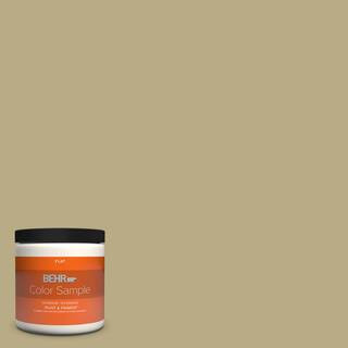 8 oz. #PPU8-08A Makrut Lime Flat Interior/Exterior Paint & Primer Color Sample | The Home Depot
