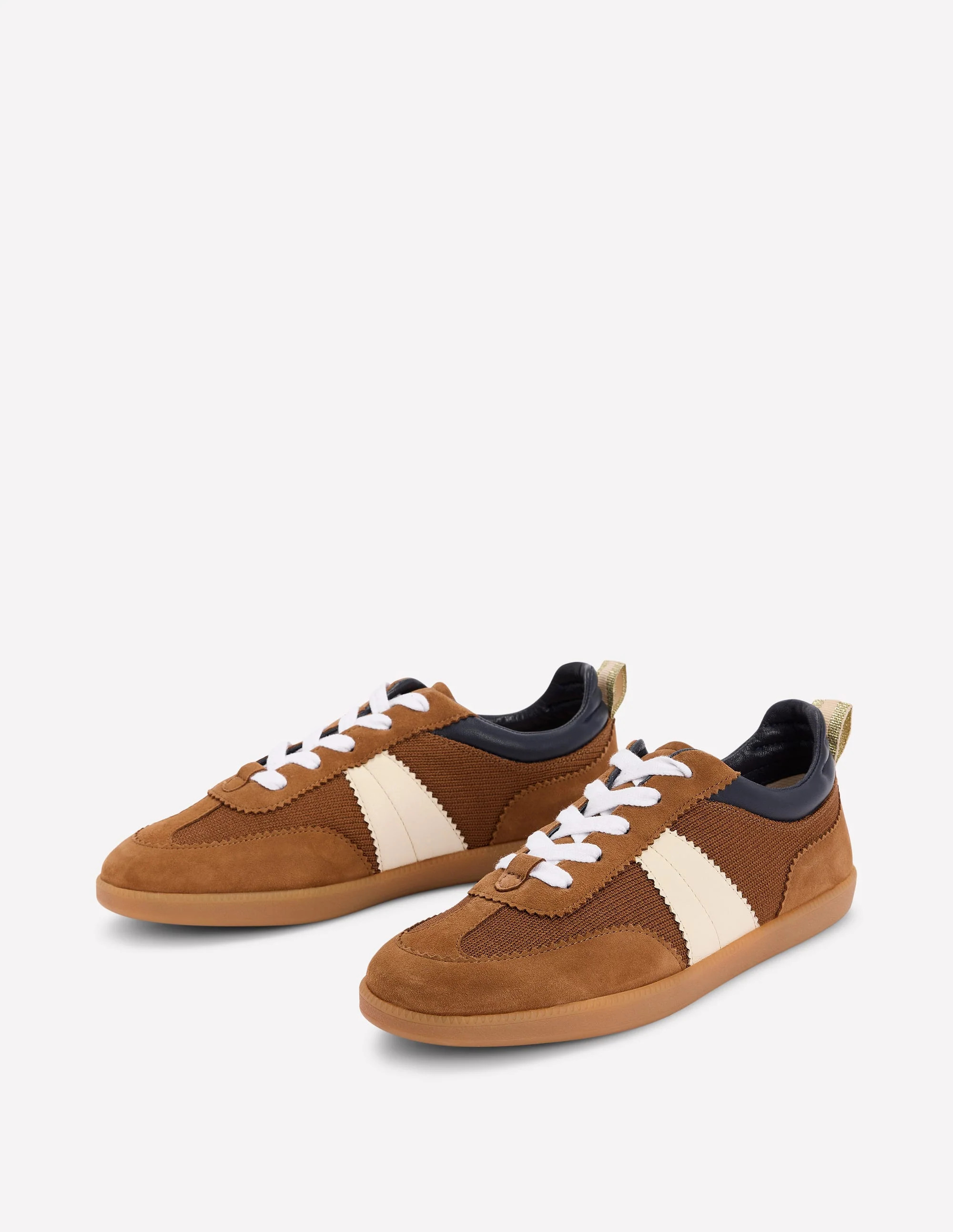 Erin Retro Tennis Trainers-Gingersnap | Boden (US)