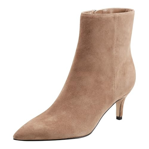 Marc Fisher Women's GLORRY Ankle Boot, Medium Brown Suede 210, 9.5 | Amazon (US)