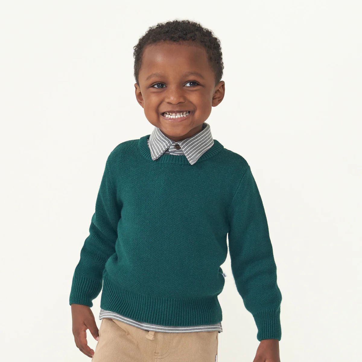 Emerald Knit Sweater | Little Sleepies