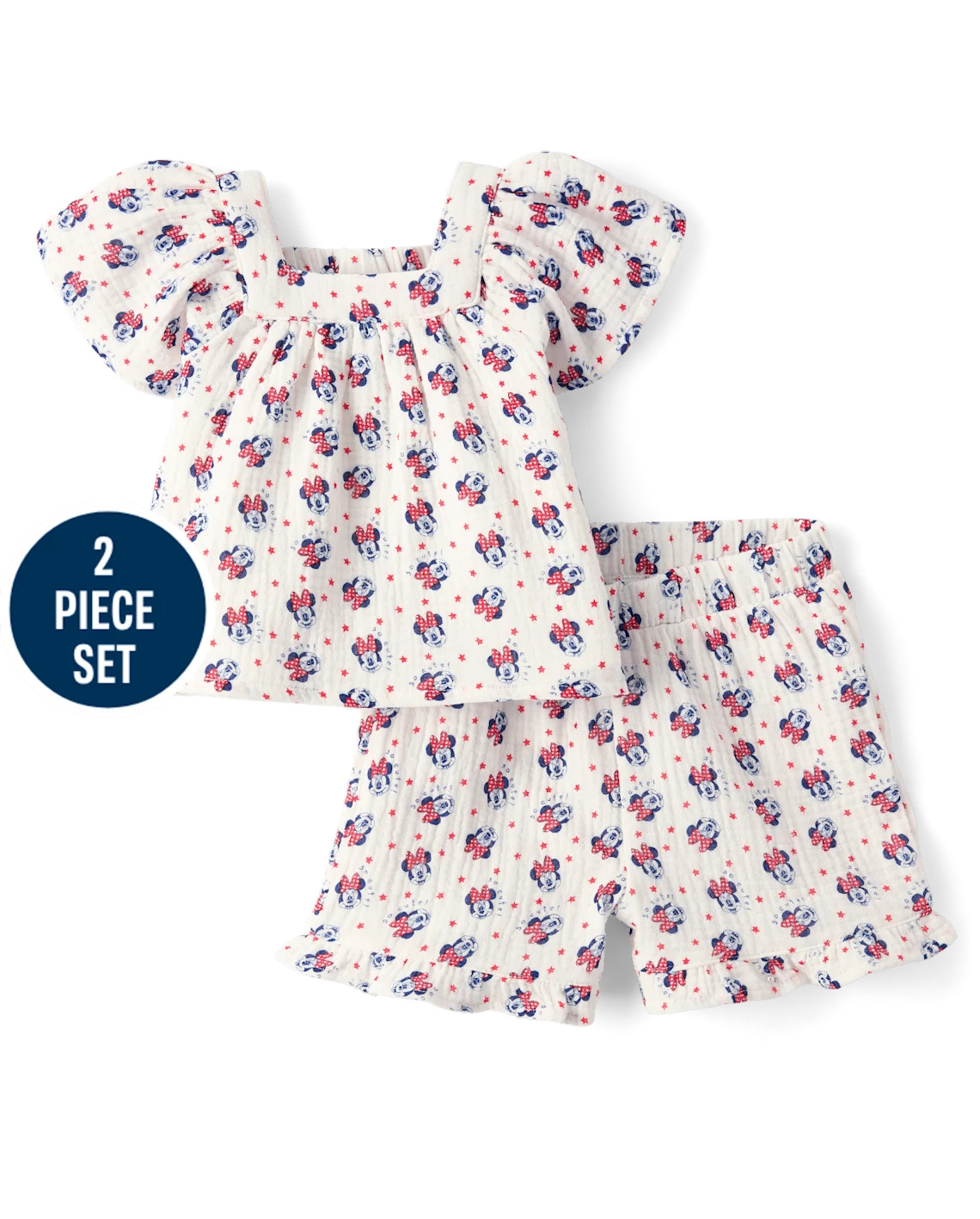 Baby Girls Minnie Mouse™ Gauze 2-Piece Outfit Set - multi | The Children's Place