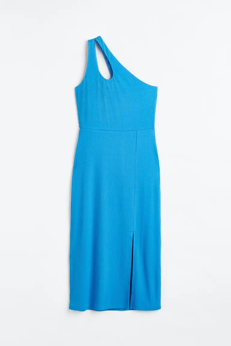 One-shoulder Ribbed Dress | H&M (US + CA)