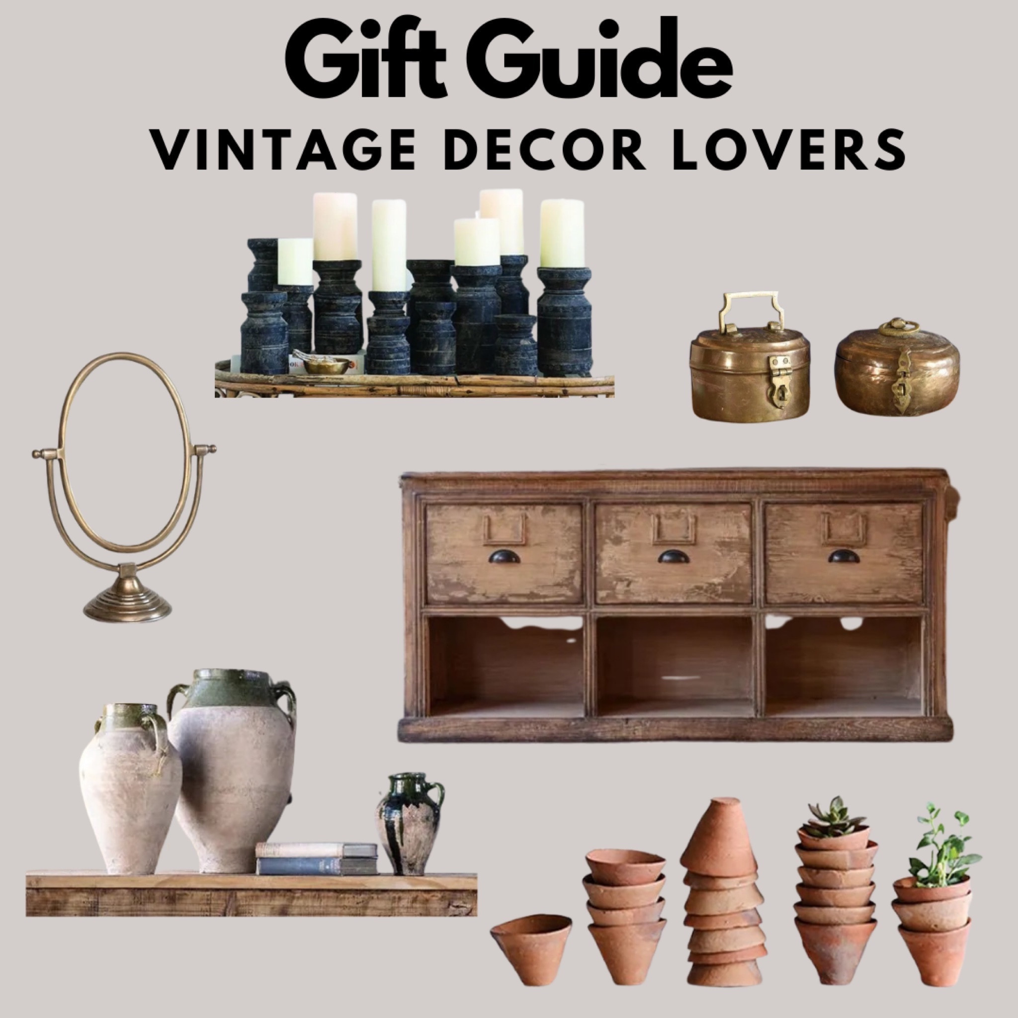 A round up of affordable decor for the Vintage and Antique lovers in Your life!

#LTKHoliday #LTKhome #LTKGiftGuide