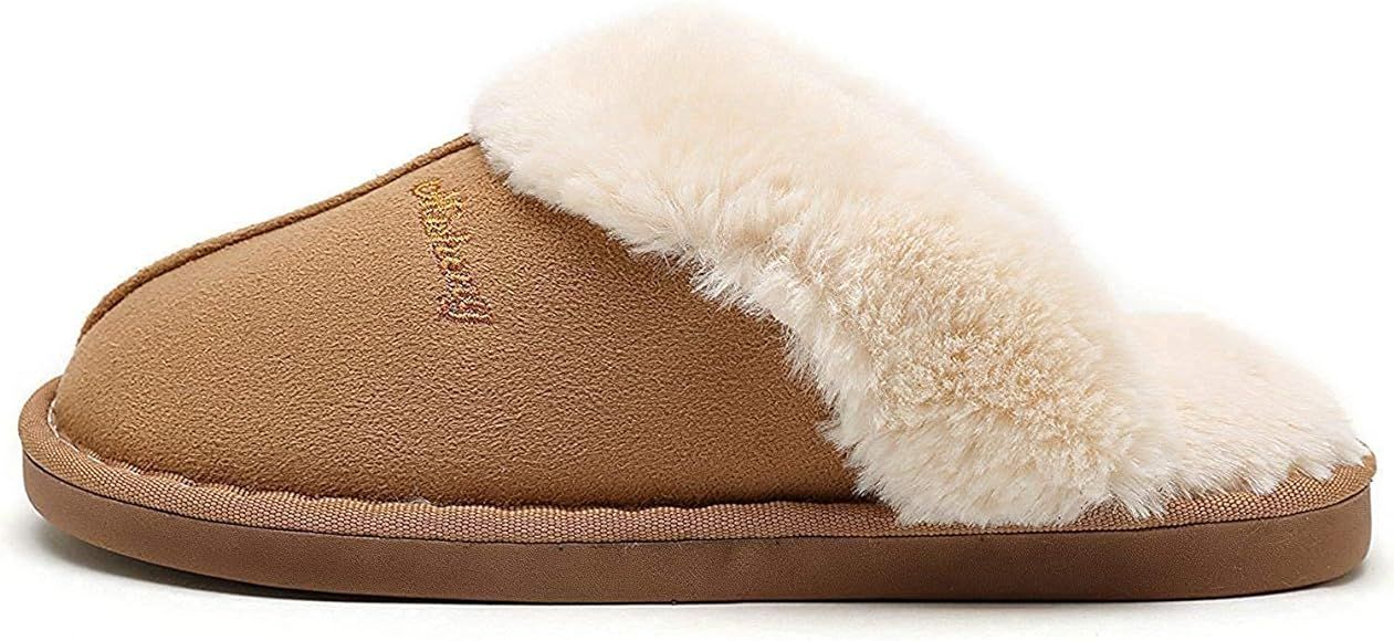 NewYouDirect Slippers for Women Men Cozy Memory Foam Plush Fleece House Shoes Furry Wool-Like w/I... | Amazon (CA)