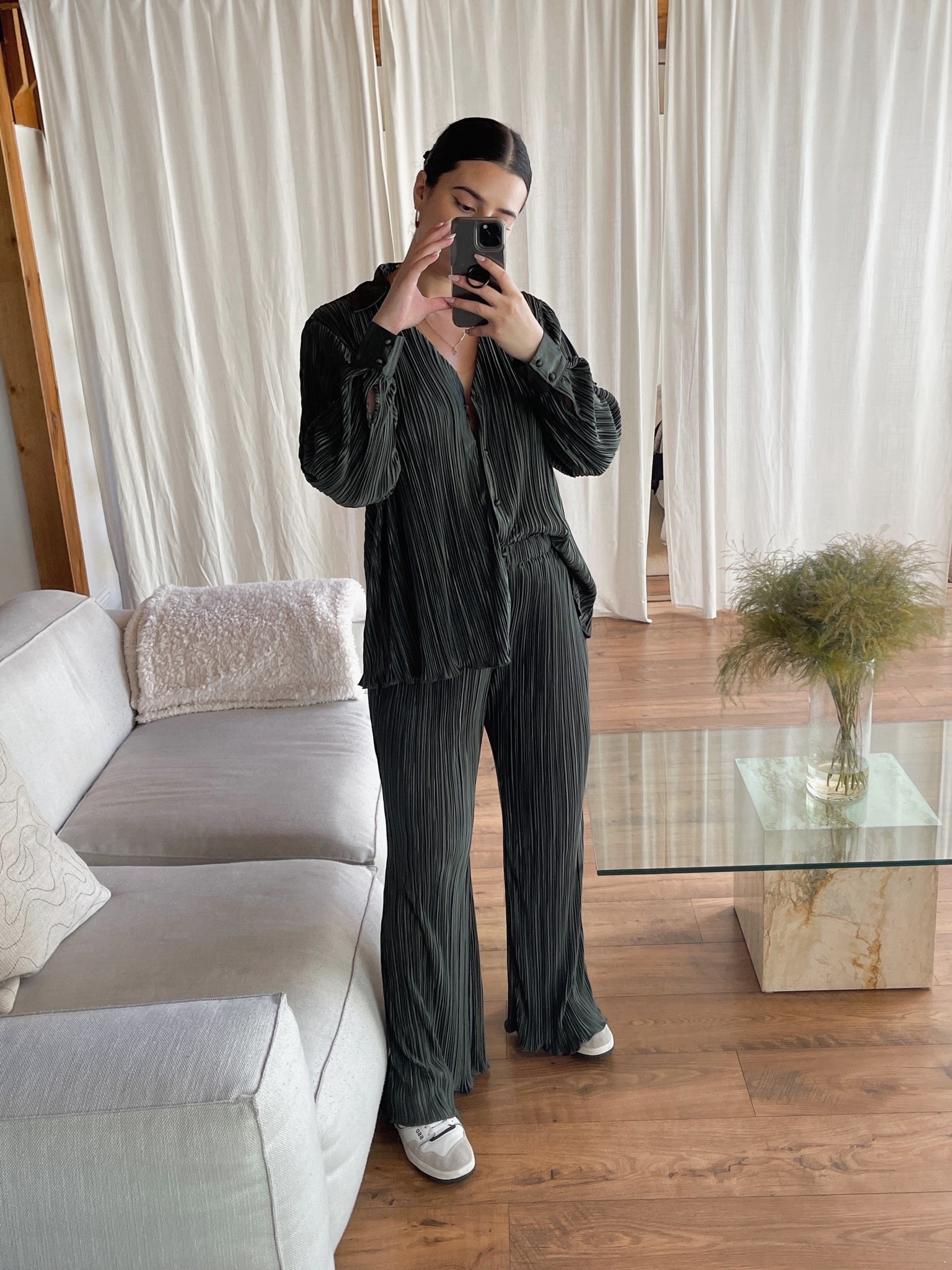 Plisse all day. Love sets like this for transitioning from summer to fall. 

#LTKSeasonal #LTKfit #LTKstyletip