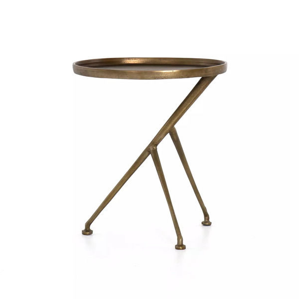 Schmidt Raw Brass Accent Table | Scout & Nimble