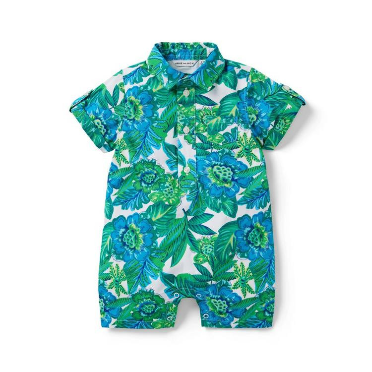 Baby Tropical Floral Romper | Janie and Jack