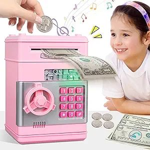 MAGIBX ATM Piggy Bank for Real Money - Best Gifts for Girls/Boys/Kids | Amazon (US)