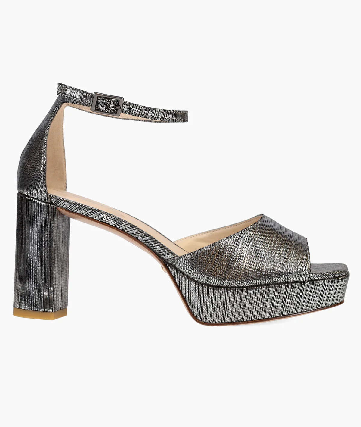 Pearly 2 Platform - Pewter | Pelle Moda