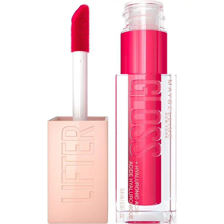 Maybelline Lifter Gloss Lip Gloss Makeup With Hyaluronic Acid, Bubblegum, 0.18 fl oz | Walmart (US)