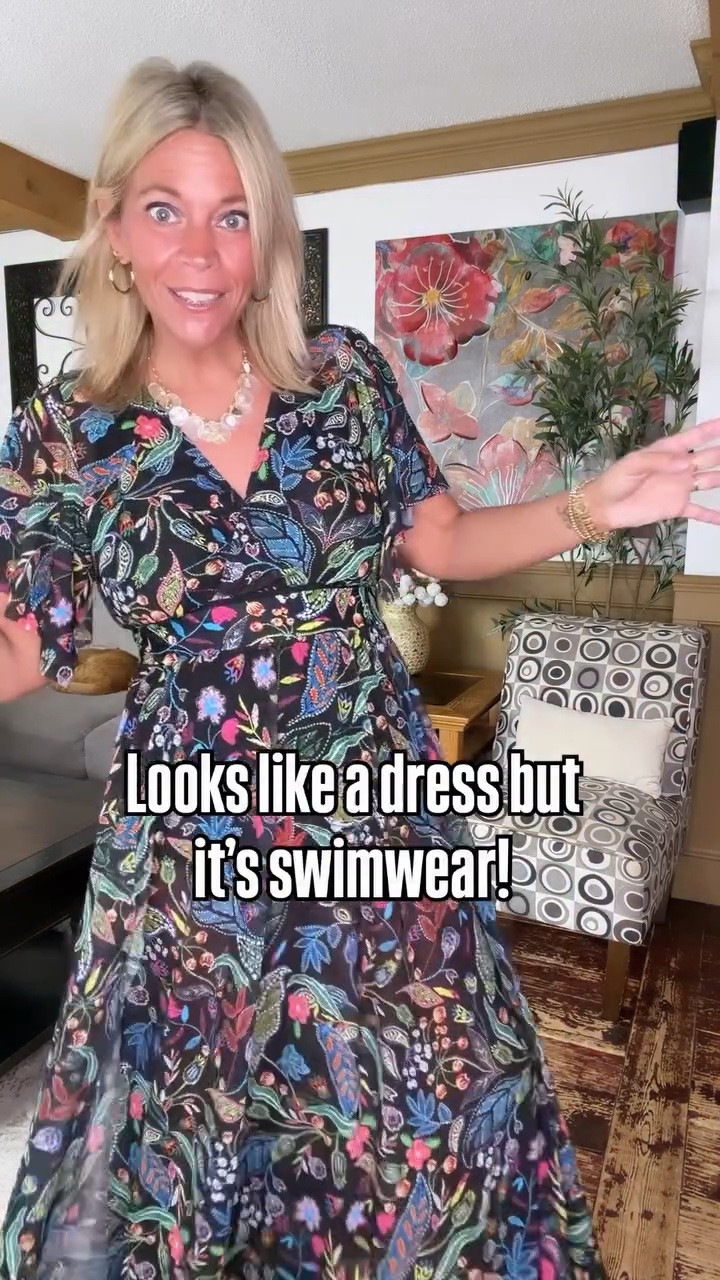 Looks like a dress BUTTT it’s actually swimwear!Love my gorgeous one piece swimsuit + coordinating mesh coverup skirt! How fab is this for your next cruise 🚢 or resort vacation 🌊🏝️

#LTKOver40 #LTKMidsize #LTKSwim