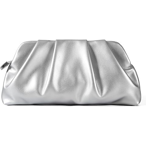 Women's Clutch Purse,Detachable Chain Shoulder Bag, Dumpling Crossbody Bag, Cloud Evening Clutch. | Amazon (US)