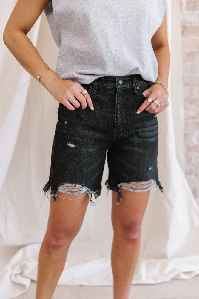 Kancan Maddie Denim Shorts - böhme | Bohme