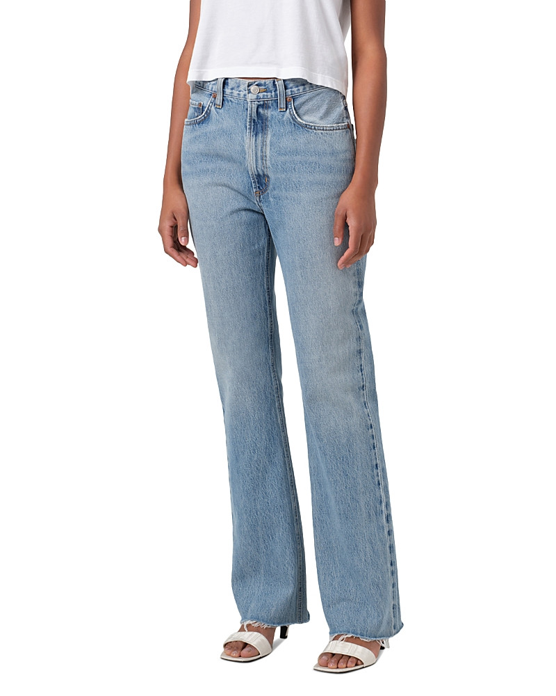 Agolde Leena Mid Rise Baby Bootcut Jeans in Stage | Bloomingdale's (US)
