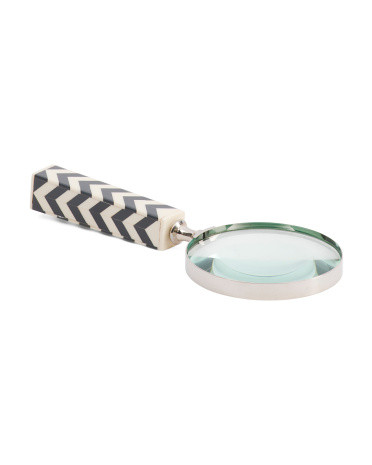 4in Striped Magnifying Glass Decor | TJ Maxx