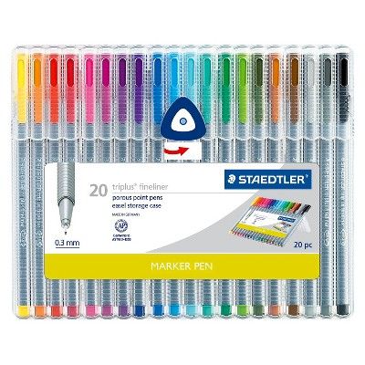 STAEDTLER® Marker Pen, Fine Tip, 20ct - Multicolor | Target