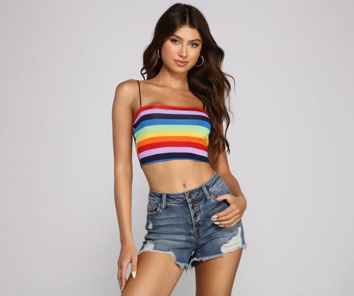 Bold Beauty Cropped Tank Top | Windsor Stores