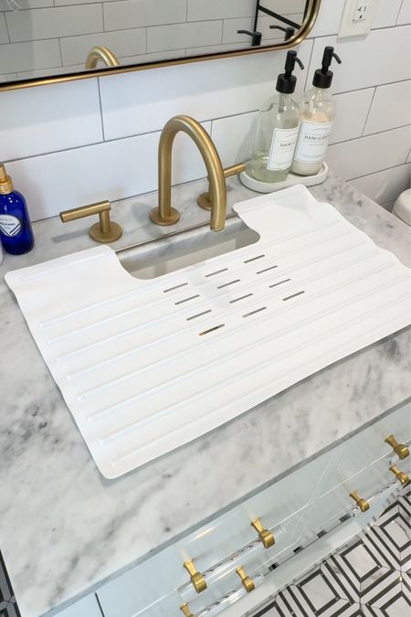 Tiny bathroom counter troubles? 
Maximize every inch, minimize the chaos, with this roll up mat. It’s a beauty game-changer.
Comment links to shop
Amazon bathroom finds
Follow for more 


#LTKhome #LTKfindsunder50 #LTKstyletip