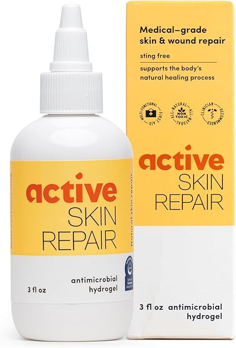 Active Skin Repair First Aid Healing Skin Hydrogel - Natural & Non-Toxic Repairing Ointment with ... | Amazon (US)
