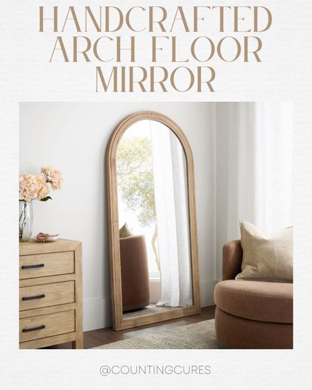 Check out your outfit or make your space look bigger with this handcrafted arch floor mirror!
#furniturefinds #homedecor #neutralaesthetic #potterybarn

#LTKstyletip #LTKhome #LTKSeasonal