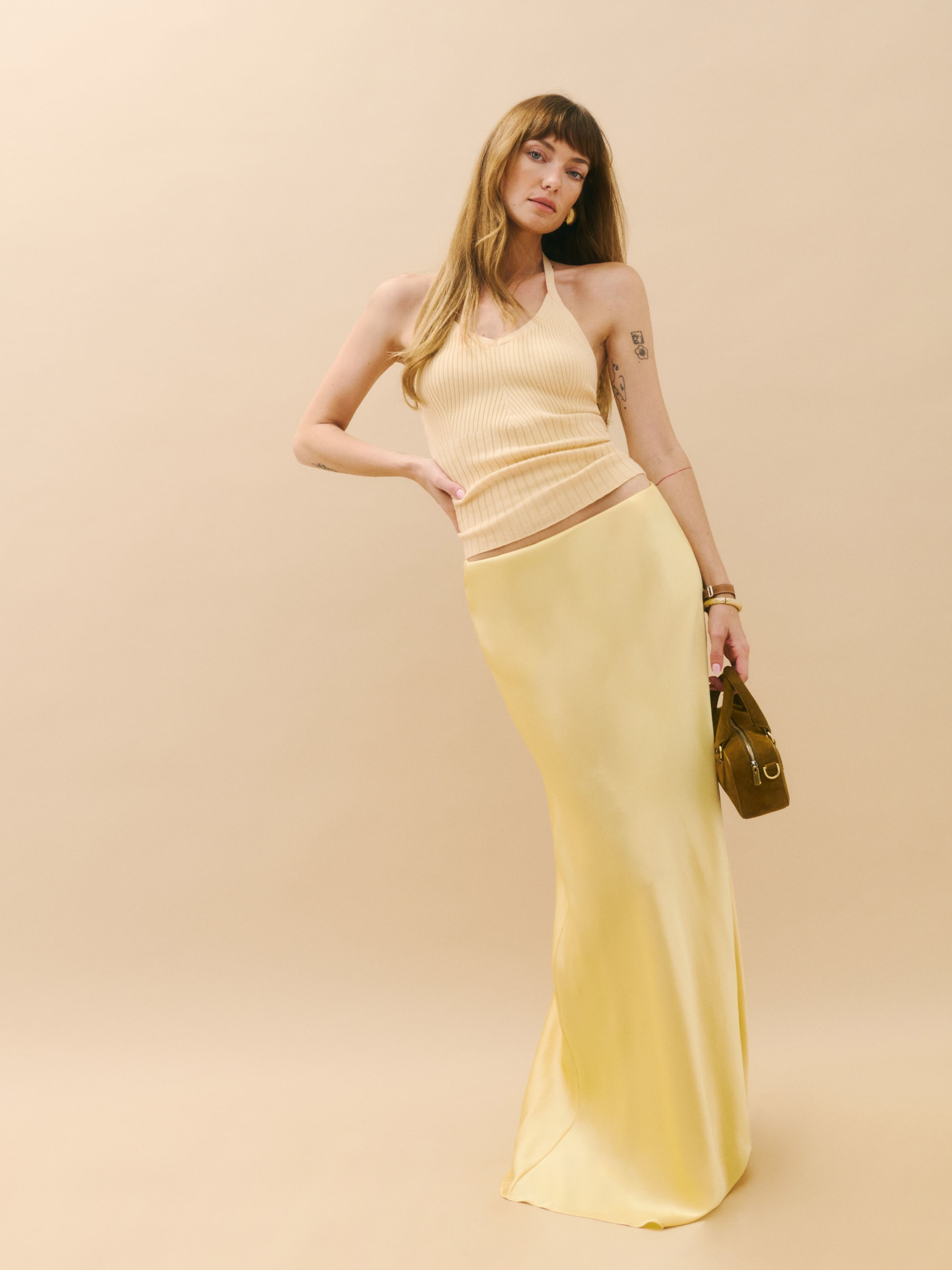 Bella Silk Skirt | Reformation (Global)