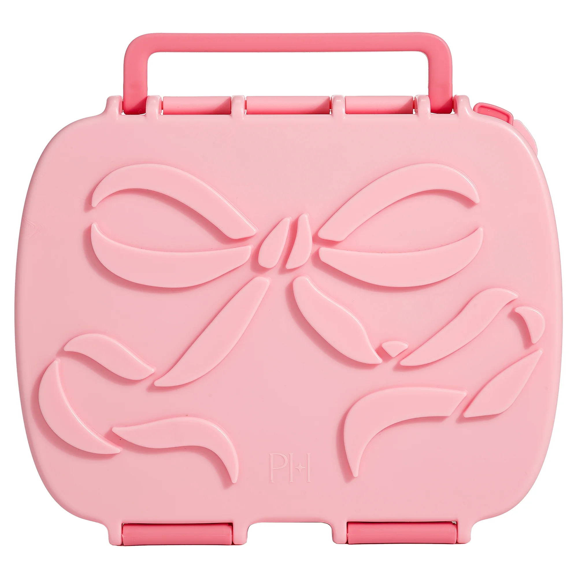 Paris Hilton Bento-Style Lunch Box, 4 Compartments, Built-In Phone Stand, Removable Tray, Bow Des... | Walmart (US)
