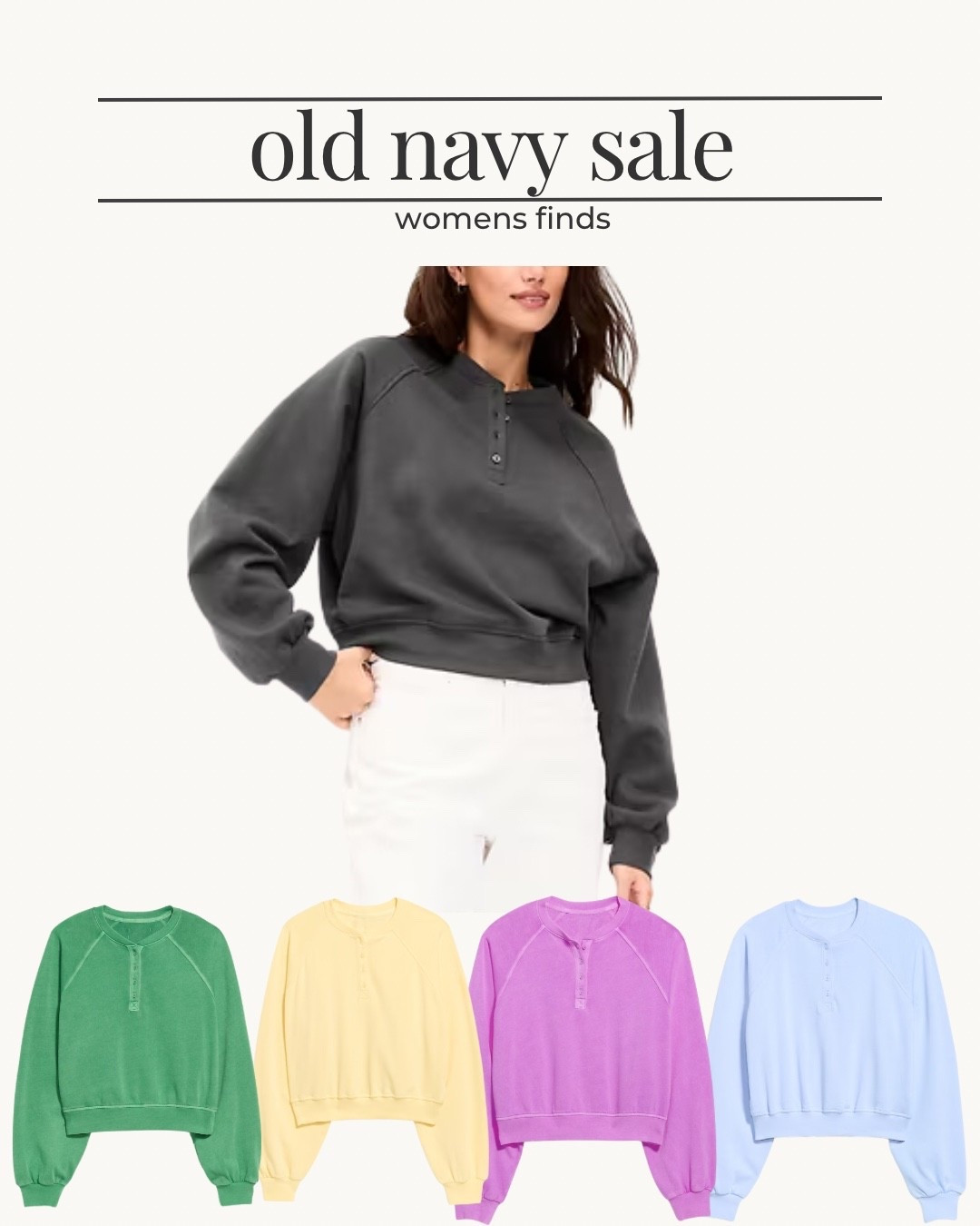 Cute spring colors, wear with leggings or make a set with shorts or sweatpants!

Old navy sale, matching set, petite set, mom style, comfy outfit, mom outfitt

#LTKSaleAlert #LTKootd #LTKPetite