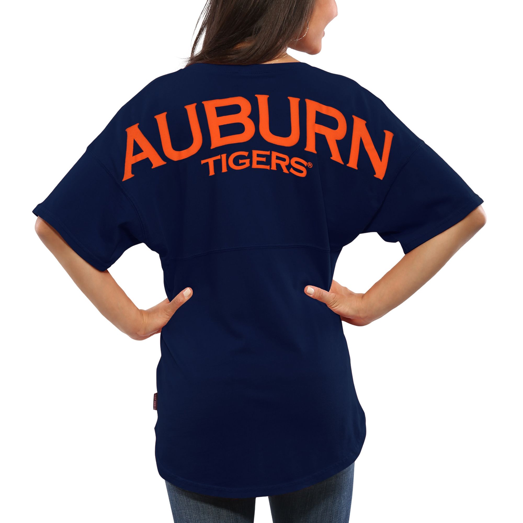 Women's Navy Auburn Tigers Spirit Jersey Oversized T-Shirt | Fanatics