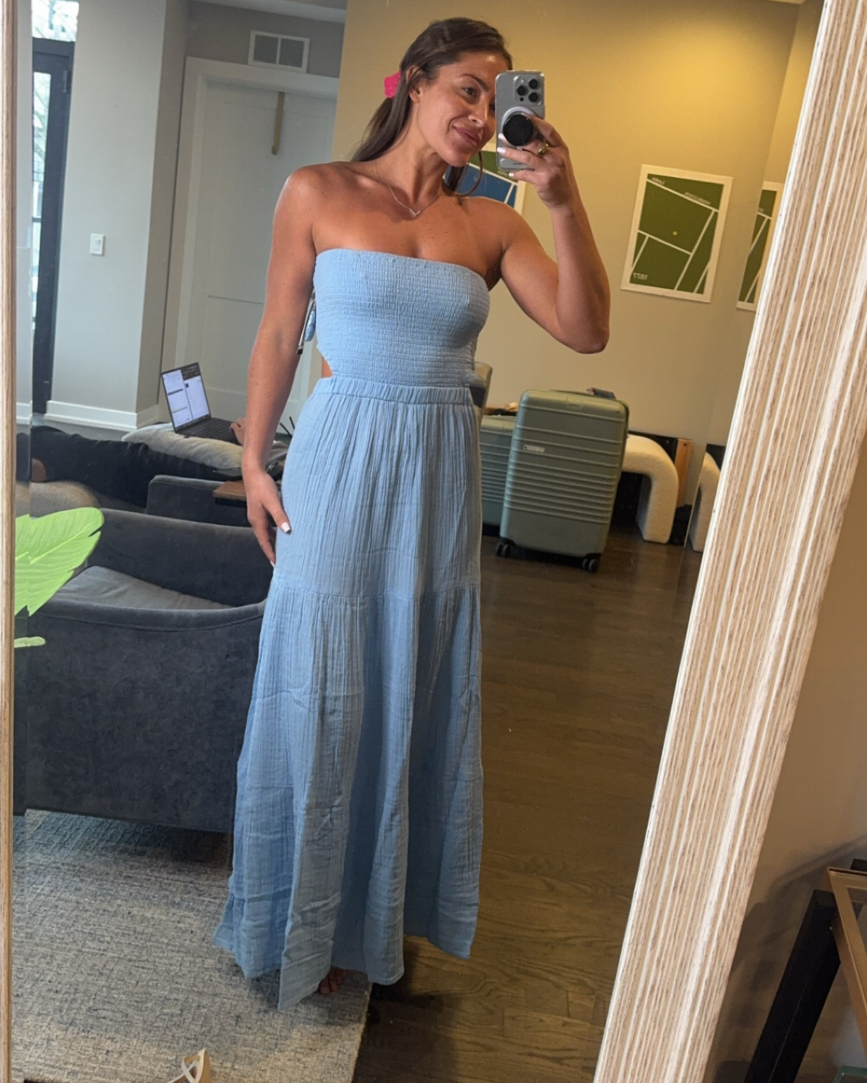 Obsessed with this rip curl dress. The back is totally open and there are removable straps. It is SO comfortable and I will be wearing this nonstop. Just ordered it in black. Wearing a medium. Such great quality and so affordable. Comes in different colors. 

#LTKTravel #LTKStyleTip #LTKSwim