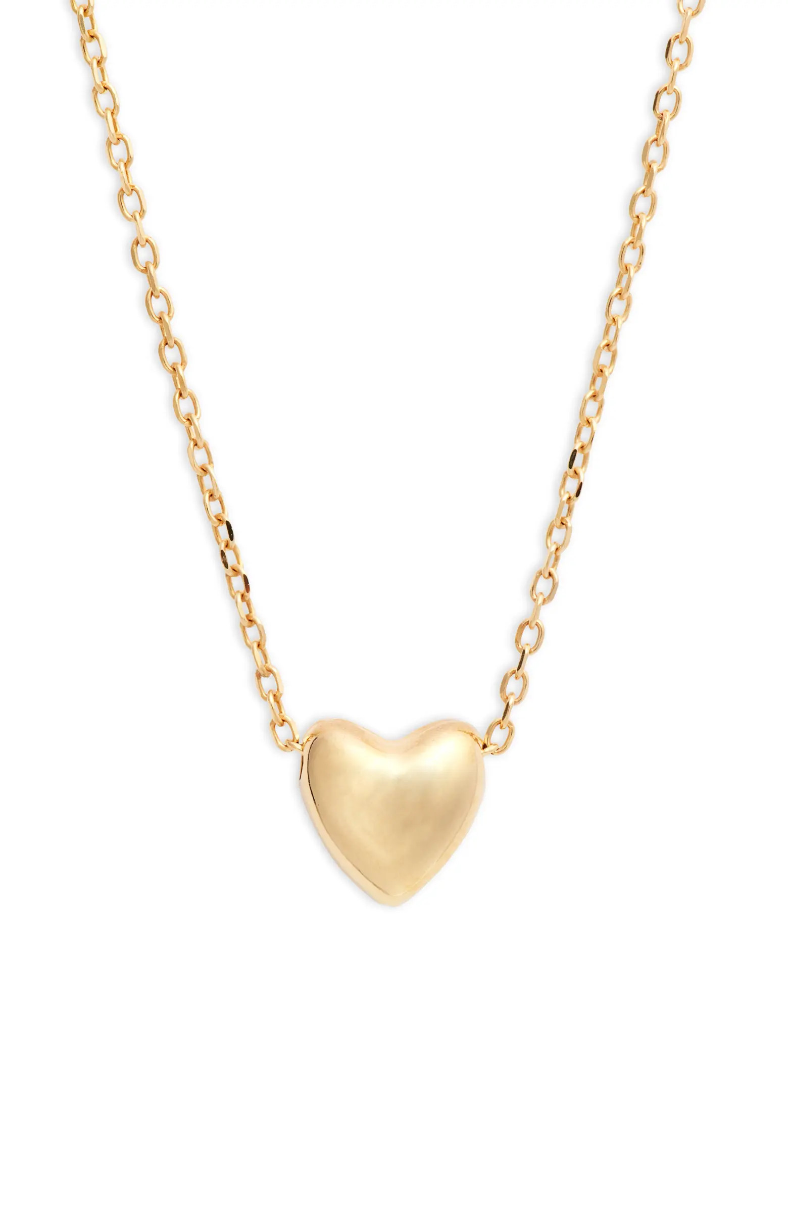 14K Gold Heart Pendant Necklace | Nordstrom