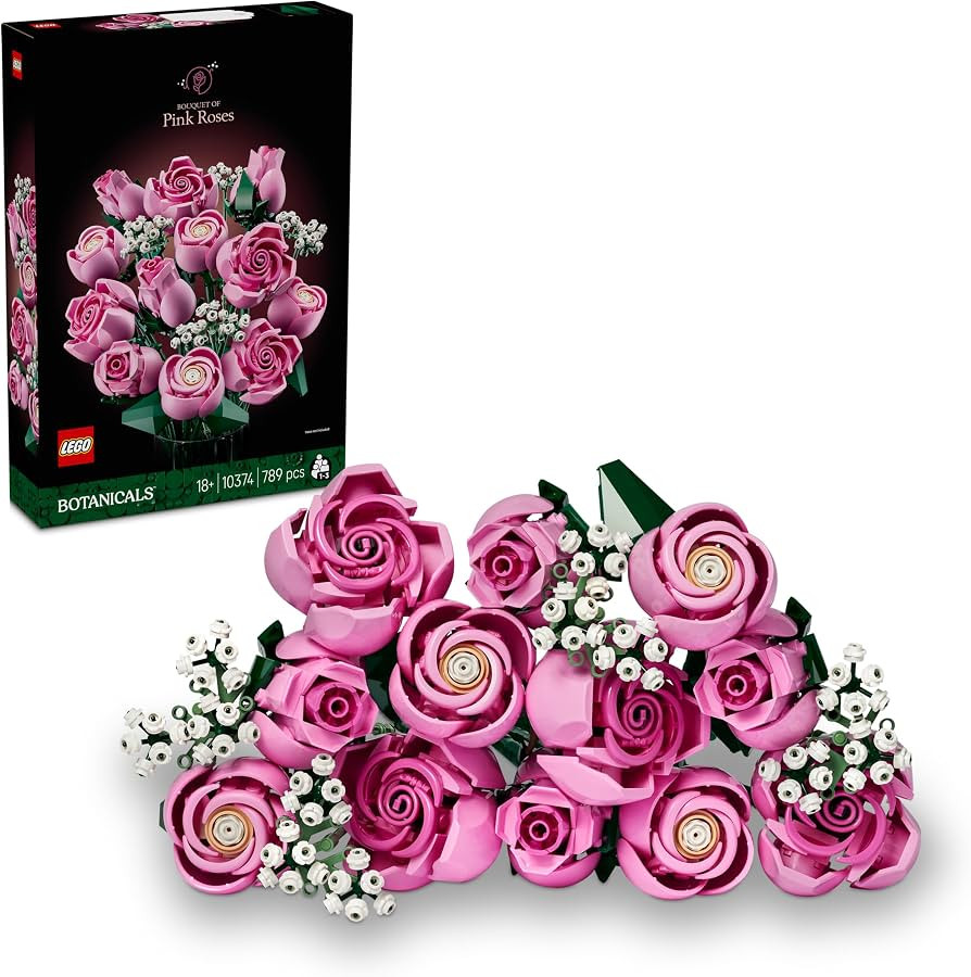 LEGO Botanicals Bouquet of Pink Roses 10374 | Amazon (UK)