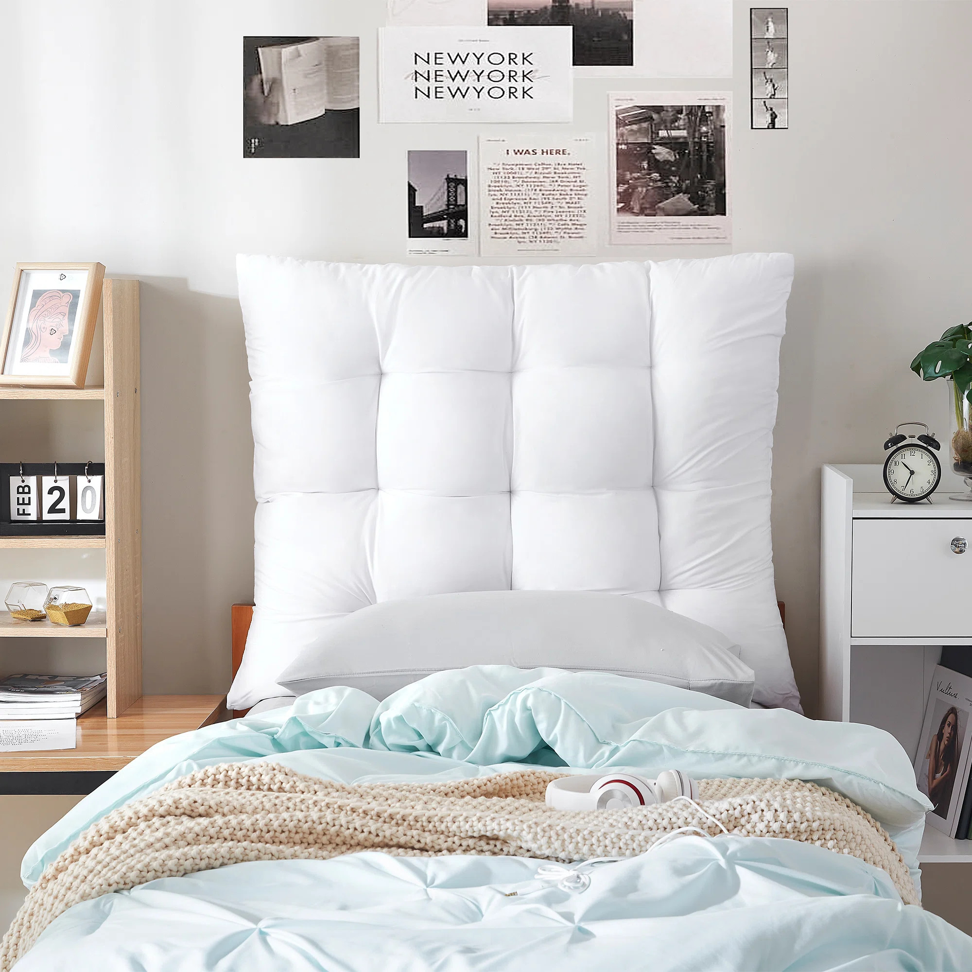 Rainha - Puffy Tufted College Backrest Pillow | Wayfair North America