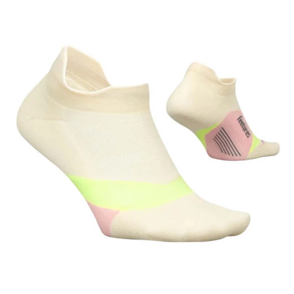Women's Feetures Feeture Elite Light Cushion Tab Ankle Running Socks Medium Sandy Melon Singles | Scheels