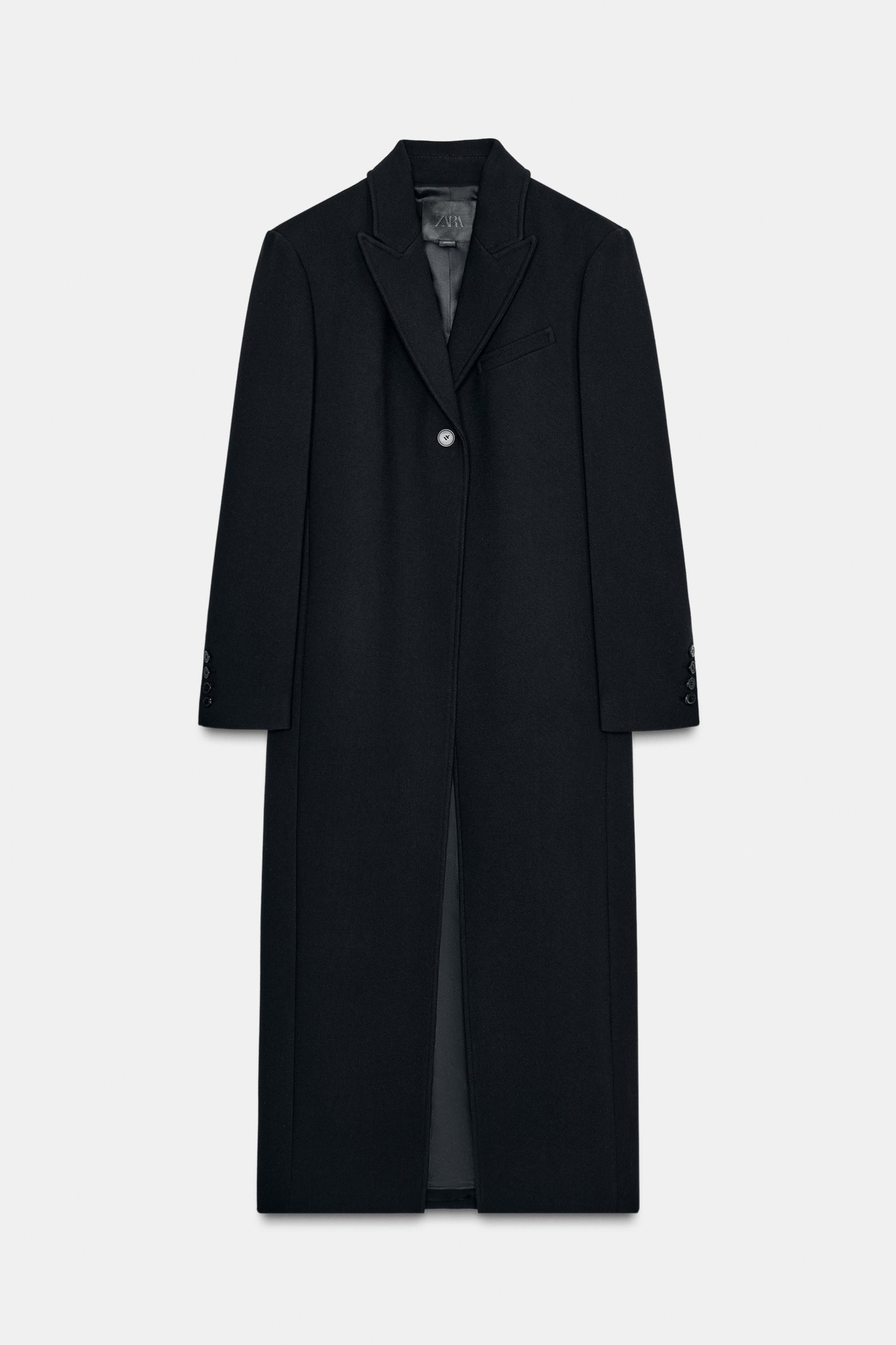 ZW COLLECTION FITTED BUTTON COAT | Zara US