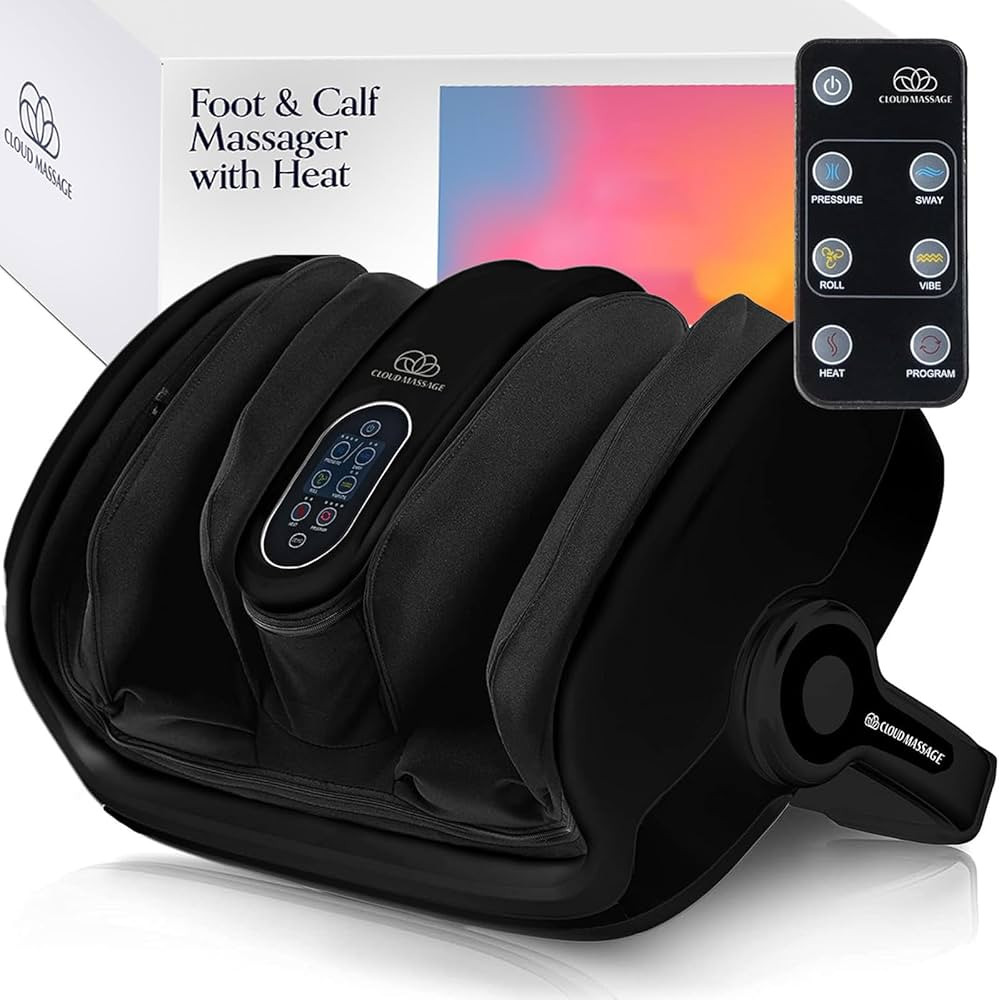 Cloud Massage Shiatsu Foot Massager with Heat, Deep Kneading Therapy for Pain Relief, Circulation... | Amazon (US)
