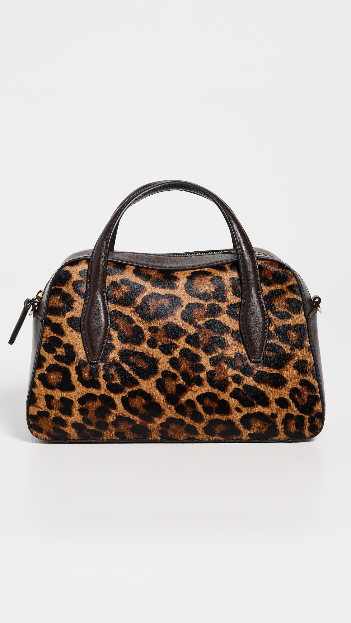 The Mini Crossbody Bag in Leopard-Print Haircalf | Shopbop