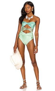 Baobab Ola One Piece in Matcha Mix from Revolve.com | Revolve Clothing (Global)