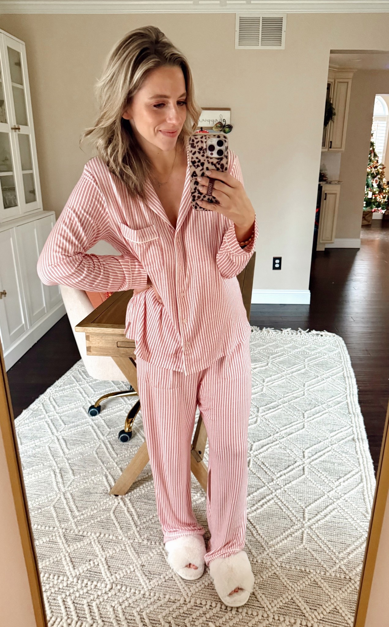 The comfiest pajamas ever!!! Wearing a medium  

#LTKHoliday #LTKselfcare #LTKGiftGuide