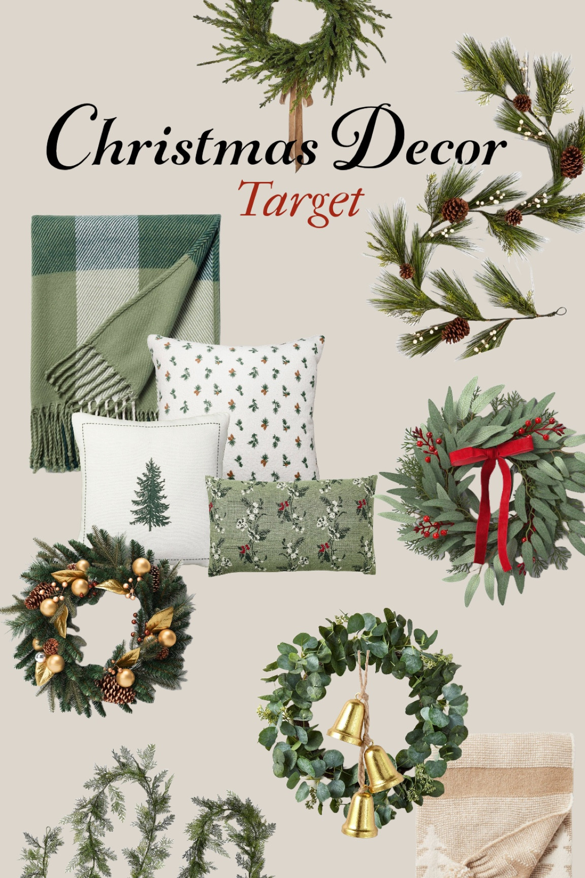 Christmas decorations from Target 

#LTKSeasonal #LTKHoliday #LTKCyberWeek