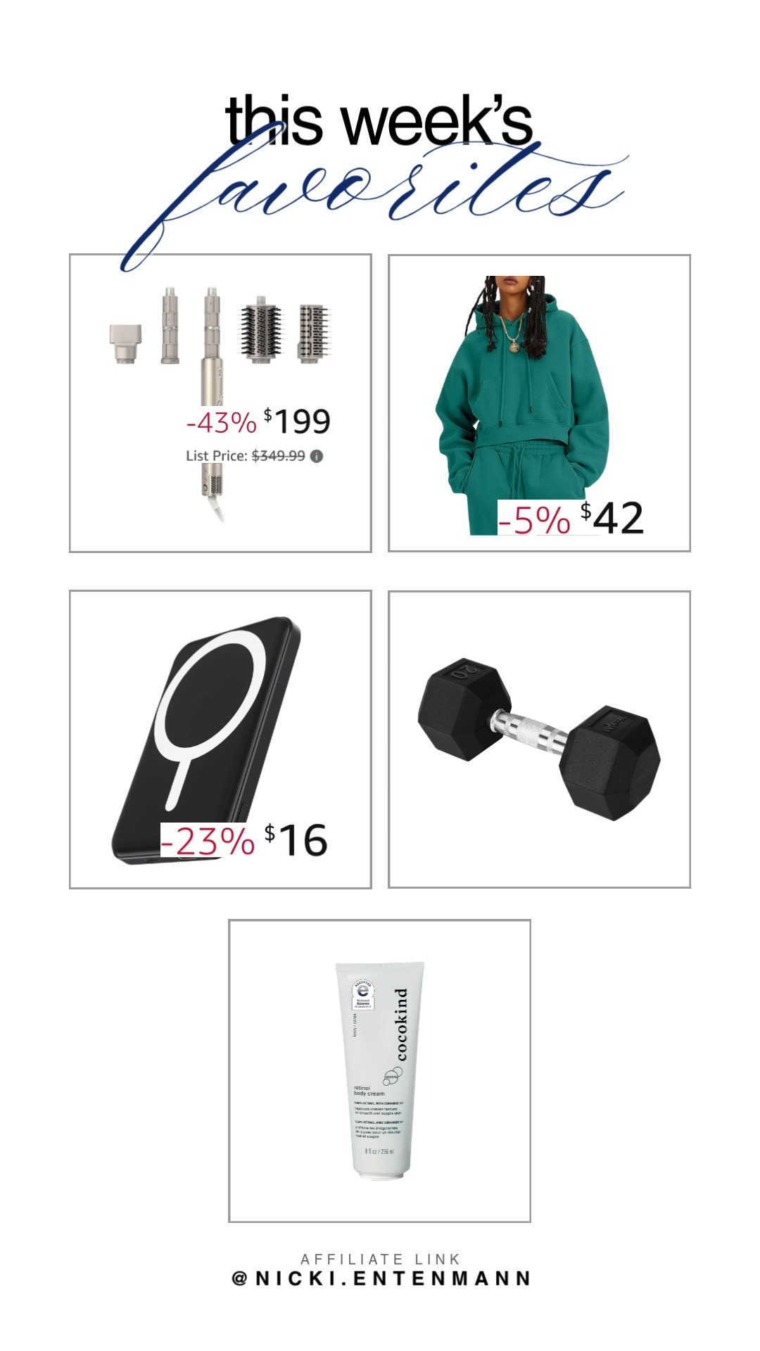 Upgrade your routine with these must-haves! From tech gadgets to cozy loungewear, find your new favorites. #WeeklyFavorites #AmazonFinds #MustHaves 

 #LTKActive #LTKSaleAlert #LTKBeauty