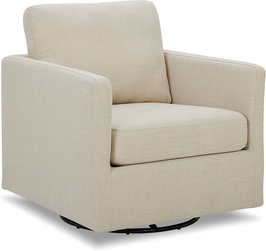 CHITA Swivel Accent Chair, Club Arm Chair, Oversized Chair for Living Room, Fully Assembled, Line... | Amazon (US)