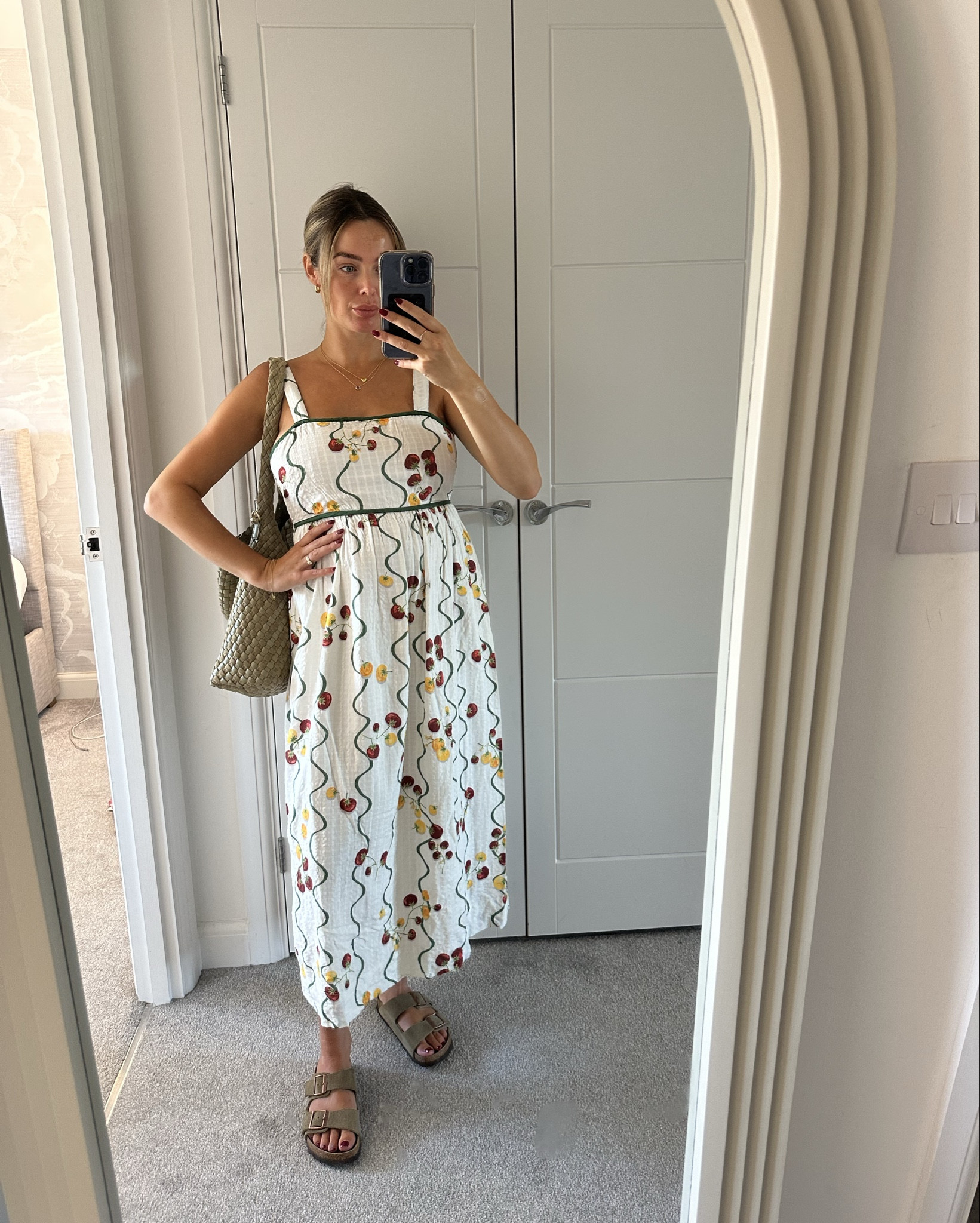 A beautiful dress from Oliver Bonas ✨ Their clothes are always gorgeous quality. Lined but lightweight and the dress has pockets 😍😍 Bump friendly but not maternity x 

#LTKluxury #LTKsummer #LTKdresses