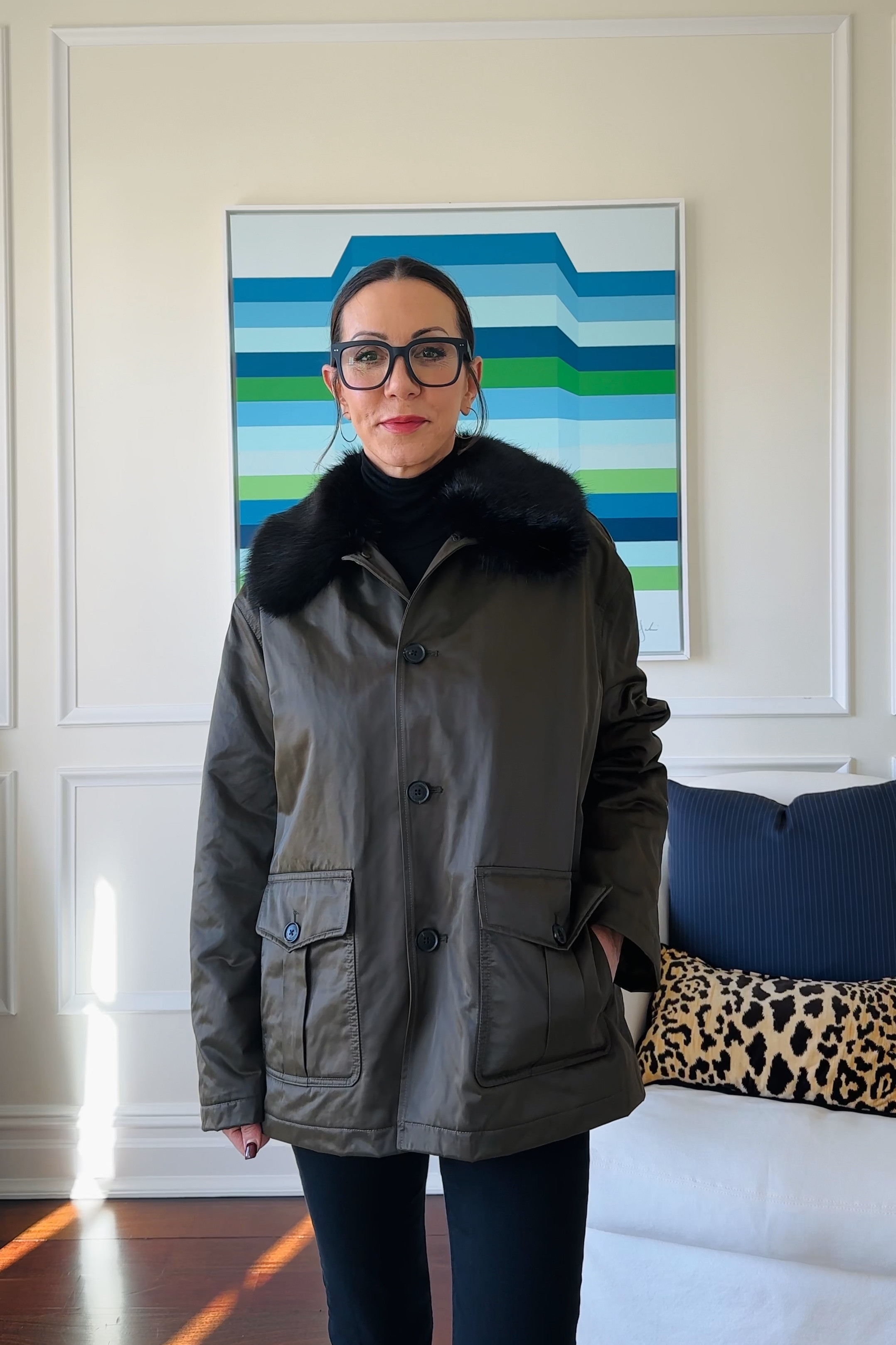 I love the modern oversized fit of this Parka. The faux fur color and the deep khaki color are gorgeous. Runs large. I sized down to an XS

I linked this exact jacket other similar interesting options in different price points . 

#LTKOver40 #LTKSeasonal