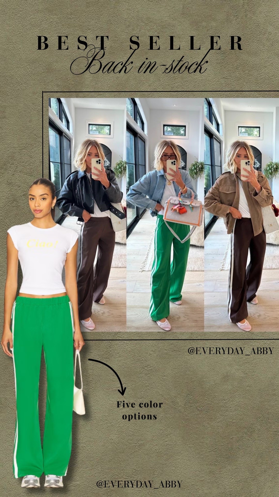 My favorite track pants 😍 wearing a medium