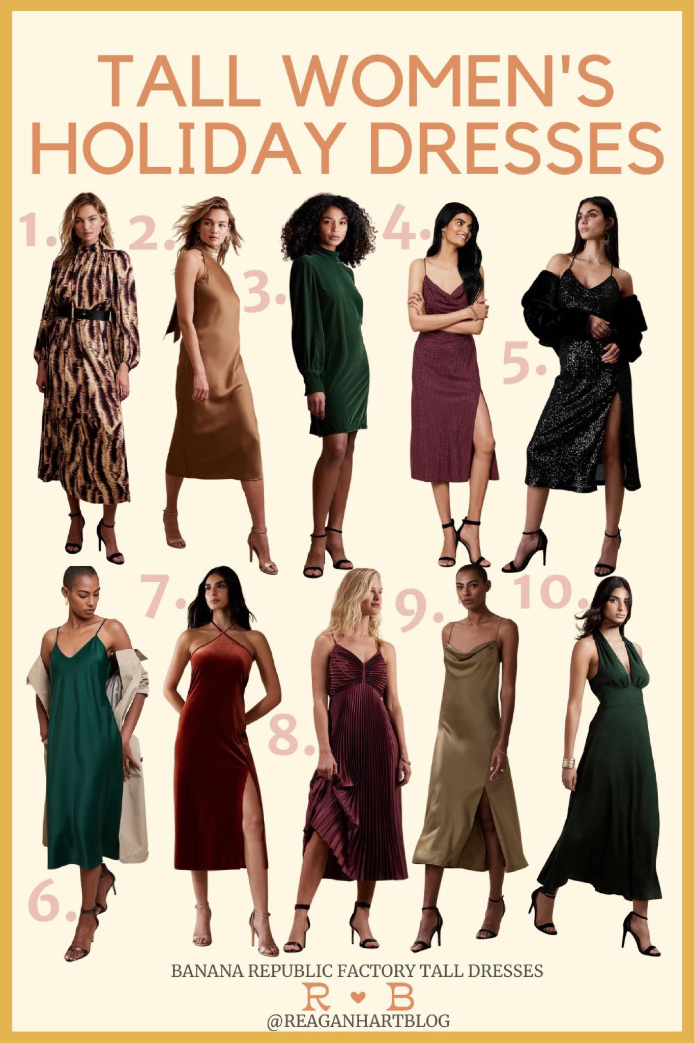 Let holiday 2022 be the year you shine tall girl! I’ve rounded up the best tall women's dresses, that are budget-friendly, from Banana Republic Factory! We tall girls gotta help each other discover the best of the best tall fashion finds! 

Tall fashion, tall dresses, tall holiday dresses, tall style, tall fashion blogger

#LTKSeasonal #LTKstyletip #LTKHoliday