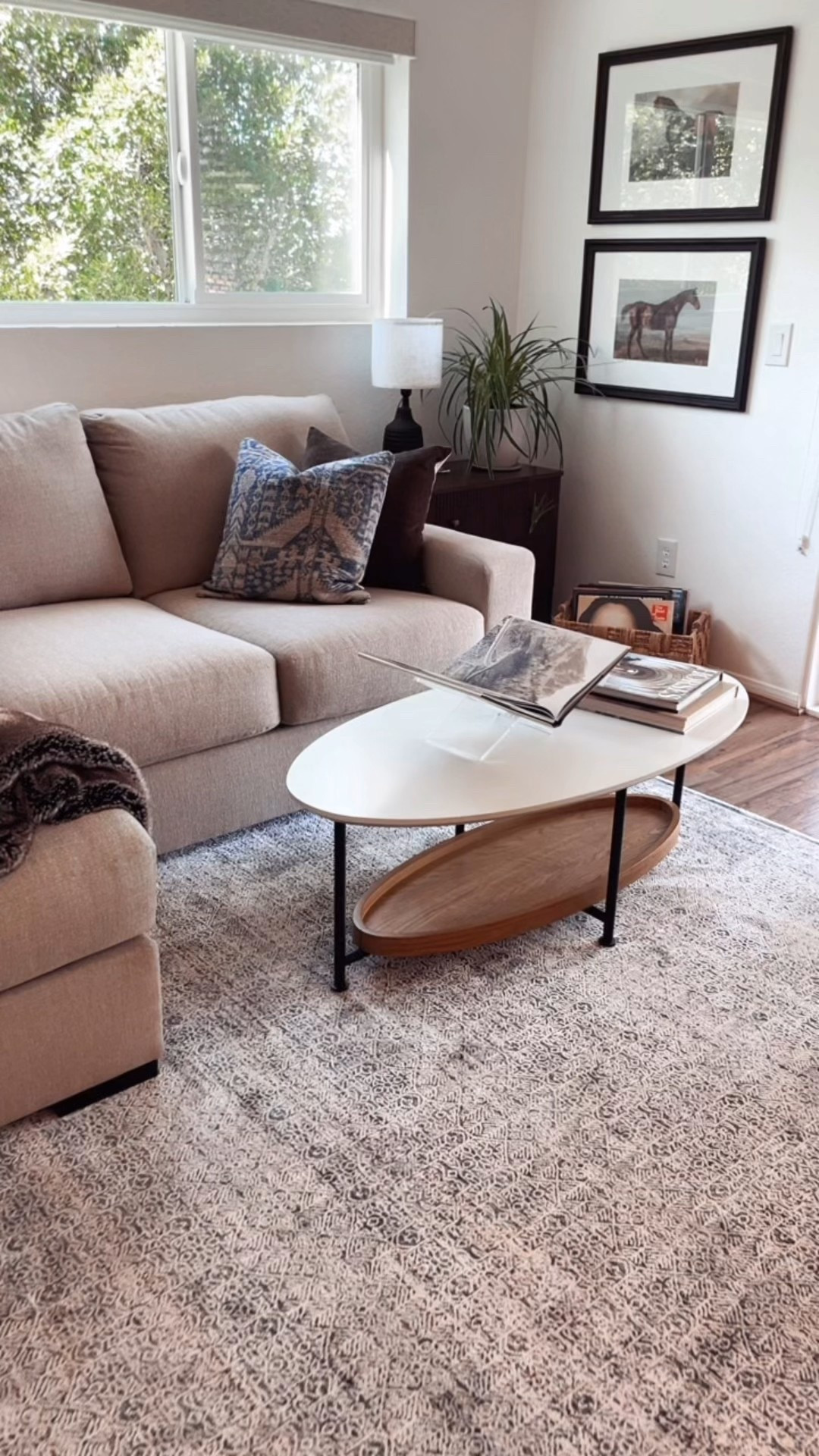 Small apartment furniture that makes a big design statement! 

This is the Larce Sectional in the Dune fabric option. 

This sectional with chaise and coffee table are perfect for a small open concept living room. We love that this coffee table has a shelf on the bottom for extra storage. 

The acrylic bookstand is one of our favorite coffee table decor accessories!

#LTKSaleAlert #LTKHome