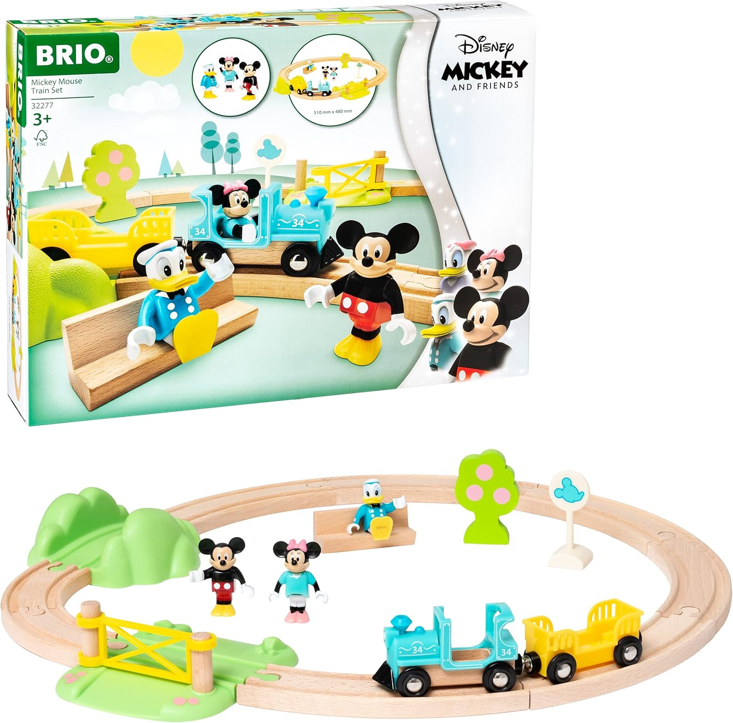 BRIO 32277 Mickey Mouse Train Set | Amazon (US)